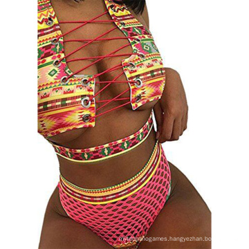 New Style Swimsuit Split Explosion Bikini Net Triangle Bikini Bikini Swimwear Wholesale